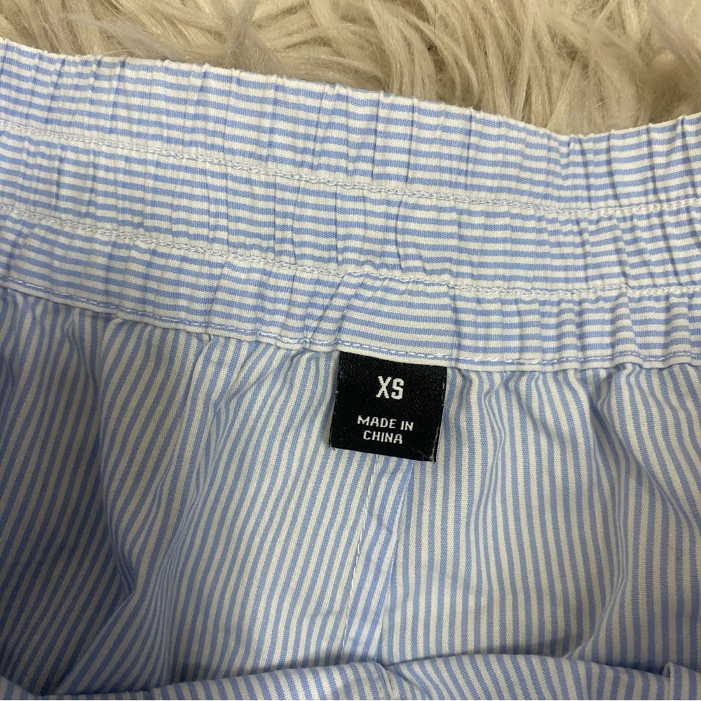 CUTS Blue White Striped Cotton Boxer Shorts - Picture 3 of 4